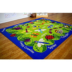 Back to Nature Mini Beasts Carpet - School Furniture