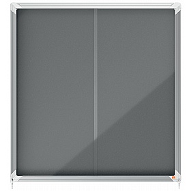 Nobo Premium Plus Sliding Door Felt Noticeboards - Display Equipment