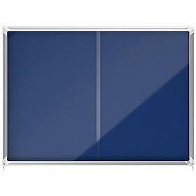 Nobo Premium Plus Sliding Door Felt Noticeboards - Display Equipment