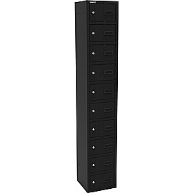 Silverline Kontrax 10 Compartment Personal Effects Lockers - Office Storage