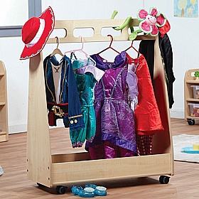 Nursery Dressing Up Mobile Trolley