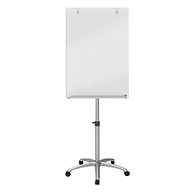 Nobo Glass Magnetic Mobile Flipchart Easels - Display Equipment