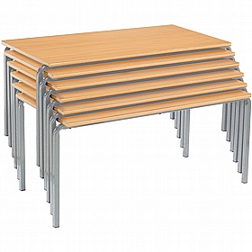 Alumni Crush Bent Rectangular 3-4 Years Nursery School Tables - School Furniture