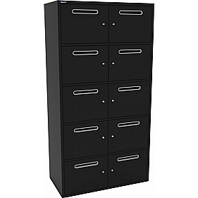 Silverline M:Line 10 Person Metal Postal Locker - Office Storage