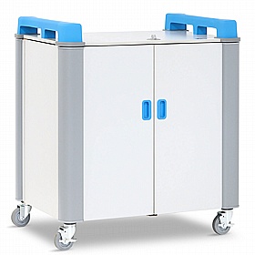 LapCabby 36V Vertical Laptop Charging and Storage Trolley - School Furniture