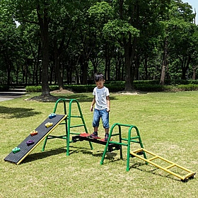 Little Leapers Modular Outdoor 5 Piece Climb Gym Set