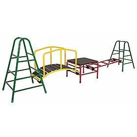 Little Leapers Modular Outdoor 5 Piece Gym Set - School Furniture
