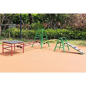 Little Leapers Modular Outdoor 6 Piece Gym Set - School Furniture