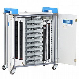 LapCabby Uni 40H Horizontal Laptop Charging and Storage Trolley - School Furniture