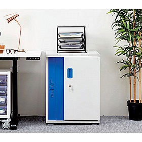 LapCabby Lyte 10H Horizontal Laptop USB Charging and Storage Cabinet - School Furniture