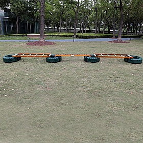 Tyre Outdoor Challenge Ladder Bundle - School Furniture