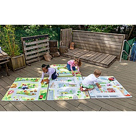 Small World Road Map Set 1 - School Furniture