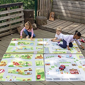 Small World Road Map Set 1 - School Furniture