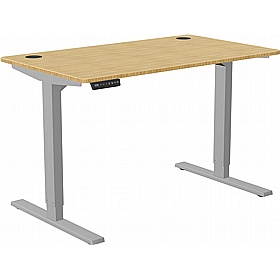 SmartLine Bamboo Sit Stand Office Desks - Office Desks
