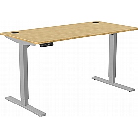 SmartLine Bamboo Sit Stand Office Desks - Office Desks