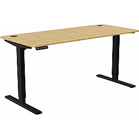 SmartLine Bamboo Sit Stand Office Desks - Office Desks