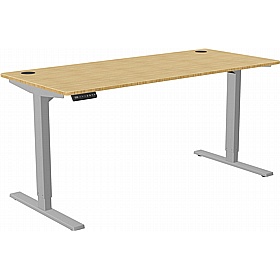 SmartLine Bamboo Sit Stand Office Desks - Office Desks