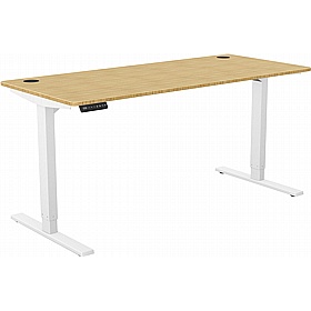 SmartLine Bamboo Sit Stand Office Desks - Office Desks