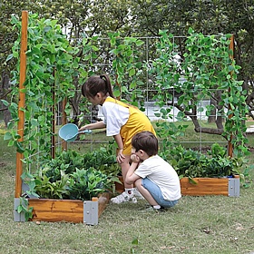 Little Garden Corner Fence Planter - School Furniture