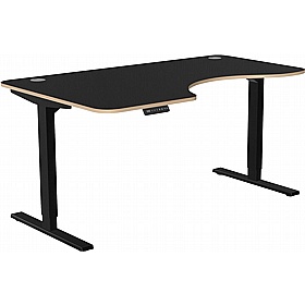 SmartLine Ergonomic Radial Sit Stand Office Desks - Office Desks