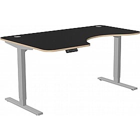 SmartLine Ergonomic Radial Sit Stand Office Desks - Office Desks