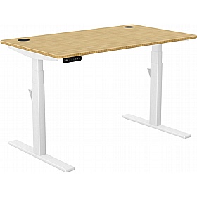 SmartLine Pro Bamboo Sit Stand Office Desks - Office Desks
