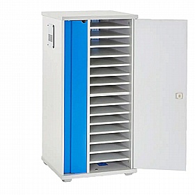 LapCabby Lyte 16H Single Door Horizontal Laptop Charging and Storage Cabinet