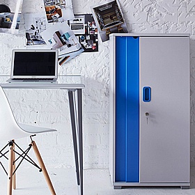 LapCabby Lyte 16H Single Door Horizontal Laptop Charging and Storage Cabinet - School Furniture