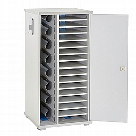 LapCabby Lyte 16H Single Door Horizontal Laptop Charging and Storage Cabinet - School Furniture