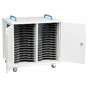 LapCabby Lyte 32H Horizontal Compact Laptop Charging and Storage Trolley