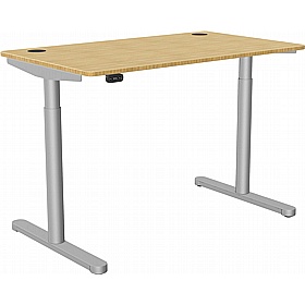 SmartLine Flow Bamboo Sit Stand Office Desks - Office Desks