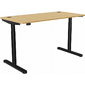 SmartLine Flow Bamboo Sit Stand Office Desks