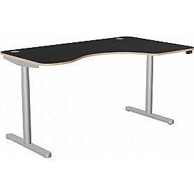 SmartLine Flow Ergonomic Radial Sit Stand Office Desks - Office Desks