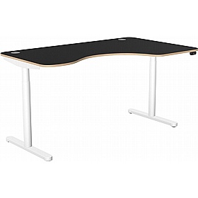 SmartLine Flow Ergonomic Radial Sit Stand Office Desks - Office Desks