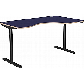 SmartLine Flow Ergonomic Radial Sit Stand Office Desks