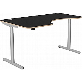 SmartLine Flow Ergonomic Radial Sit Stand Office Desks - Office Desks