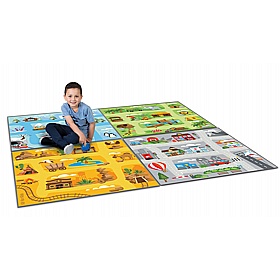 Small World Road Map Set 2 - School Furniture