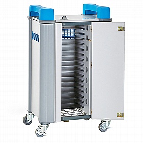 LapCabby Tab 16H Horizontal Single Door Tablet Charging and Storage Trolley