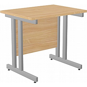 SmartLine Compact Twin Upright Rectangular Office Desk - Office Desks