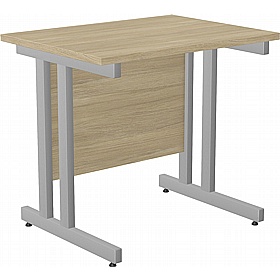 SmartLine Compact Twin Upright Rectangular Office Desk - Office Desks