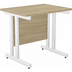 SmartLine Compact Twin Upright Rectangular Office Desk - Office Desks