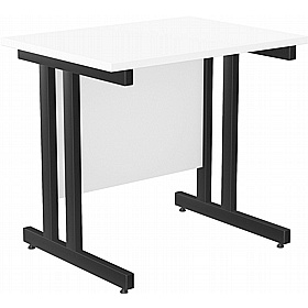 SmartLine Compact Twin Upright Rectangular Office Desk - Office Desks