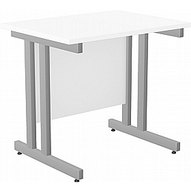 SmartLine Compact Twin Upright Rectangular Office Desk - Office Desks