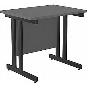 SmartLine Compact Twin Upright Rectangular Office Desk - Office Desks