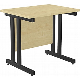 SmartLine Compact Twin Upright Rectangular Office Desk - Office Desks