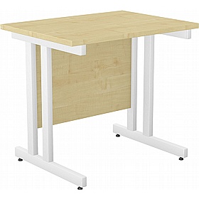 SmartLine Compact Twin Upright Rectangular Office Desk - Office Desks