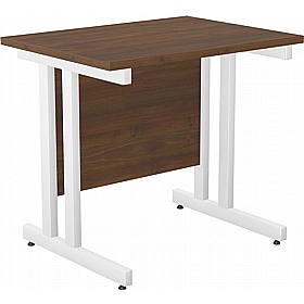 SmartLine Compact Twin Upright Rectangular Office Desk - Office Desks