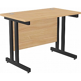 SmartLine Compact Twin Upright Rectangular Office Desk - Office Desks