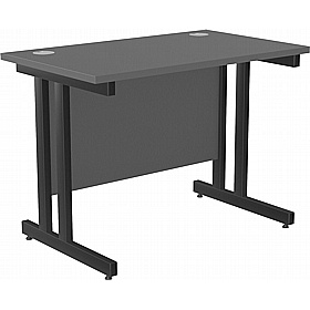SmartLine Compact Twin Upright Rectangular Office Desk - Office Desks