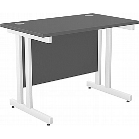 SmartLine Compact Twin Upright Rectangular Office Desk - Office Desks
